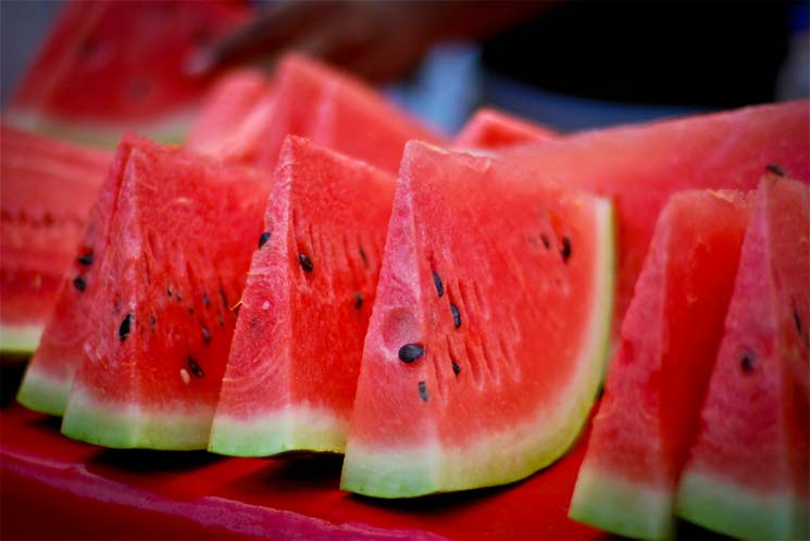 Image showing watermelon that is consumed to control blood pressure