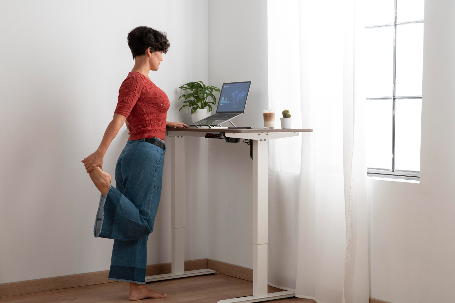 Standing Desk At Work