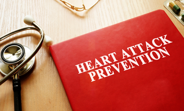 Image showing a file containing tips to prevent a second heart attack