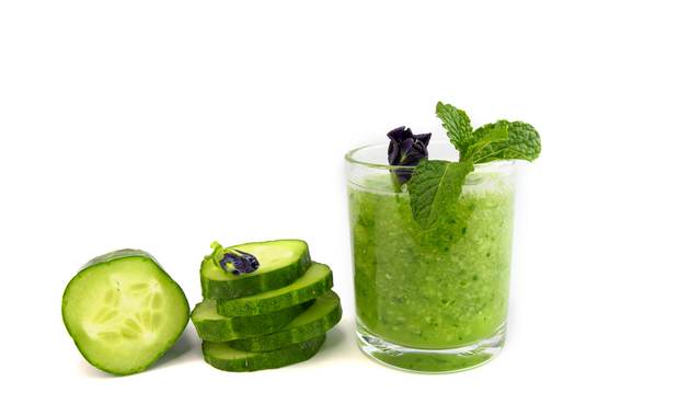minty cucumber cooler drink