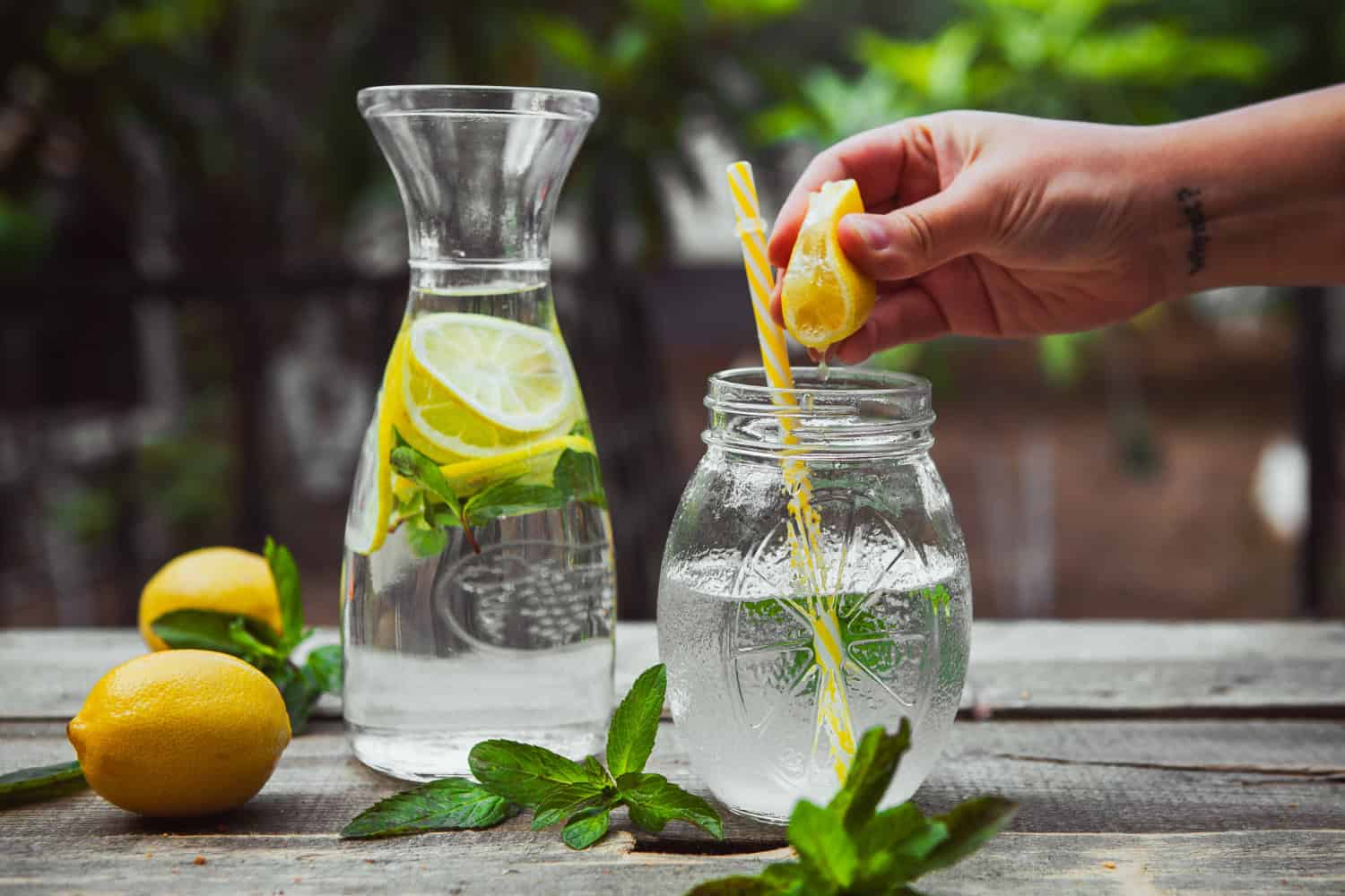 lemon water