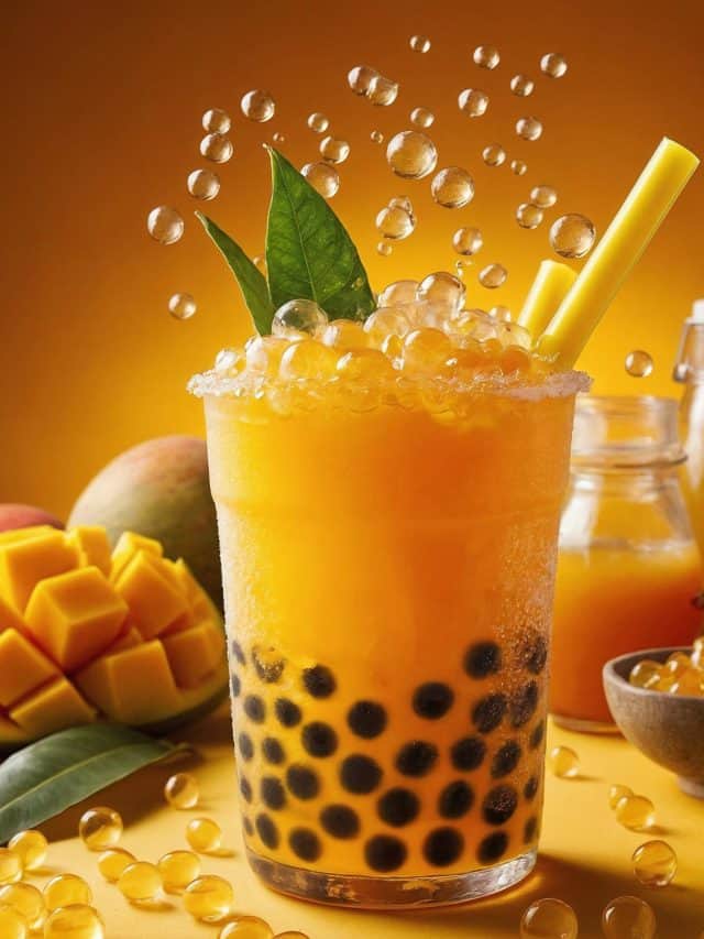 5 Easy Steps To Make Mango Boba Tea At Home 5 Easy Steps To Make Mango Boba Tea At Home