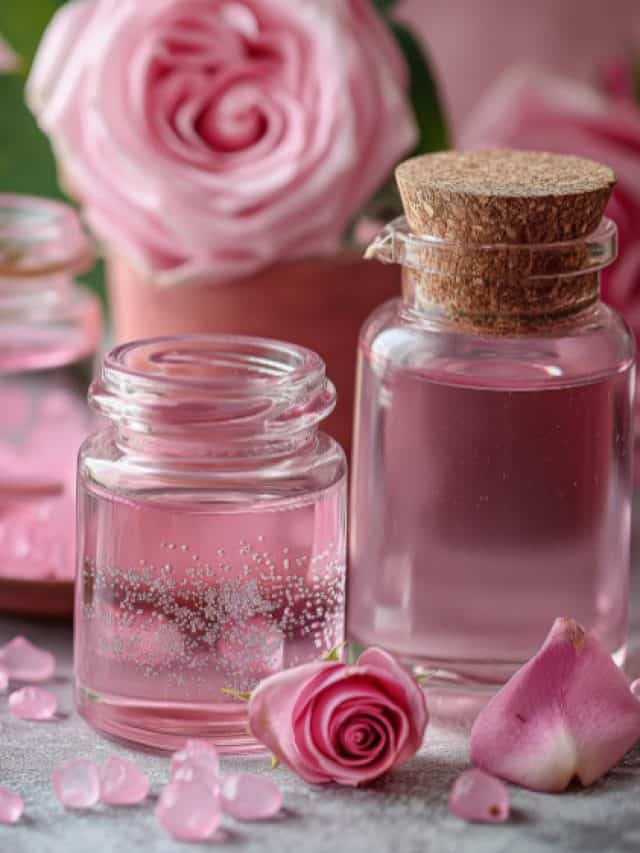 DIY Aloe Vera & Rose Hydrating Face Toner For Dry Skin
