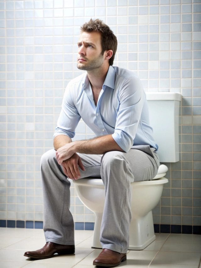 Is sitting too long on the toilet safe?