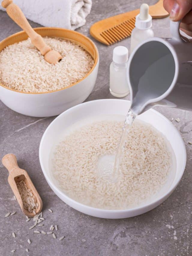 How to use rice water to treat dark spots