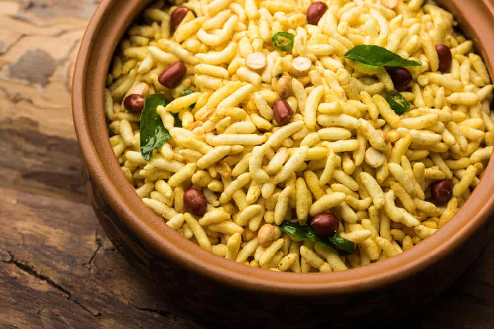 murmura, Puffed rice, (healthy snacks for weight loss in hindi)