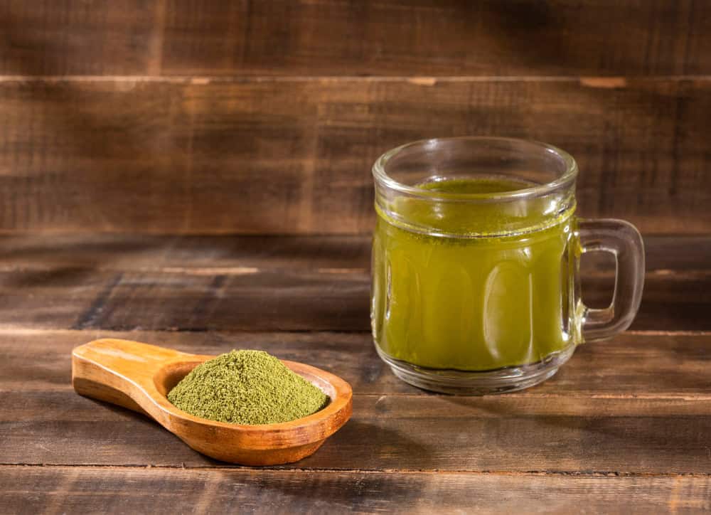 Moringa,Powder,Mixed,In,Water,-,Moringa,Oleifera