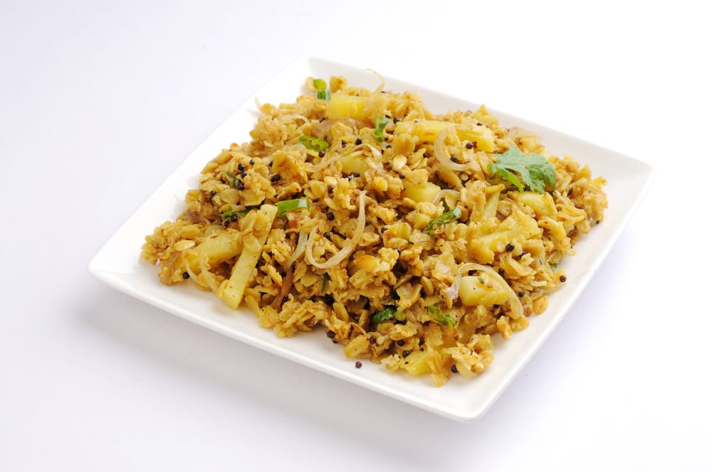 Oats,Poha,Indian,Food