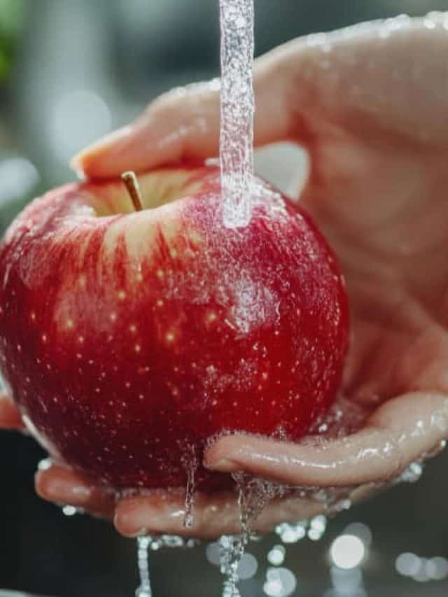 6 easy ways to clean apples and remove wax naturally