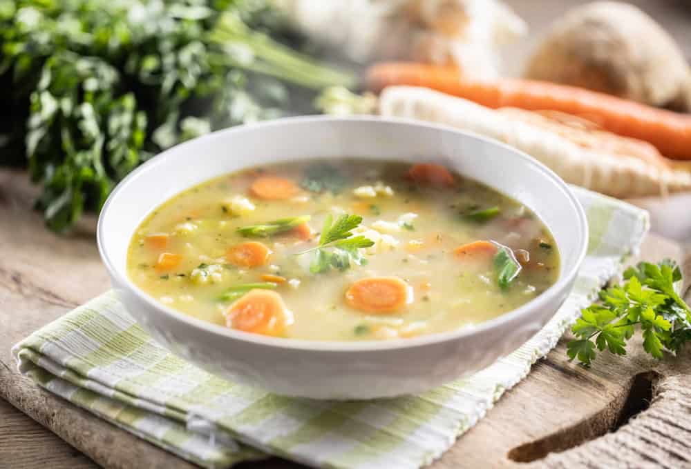Sattu Vegetable Soup
