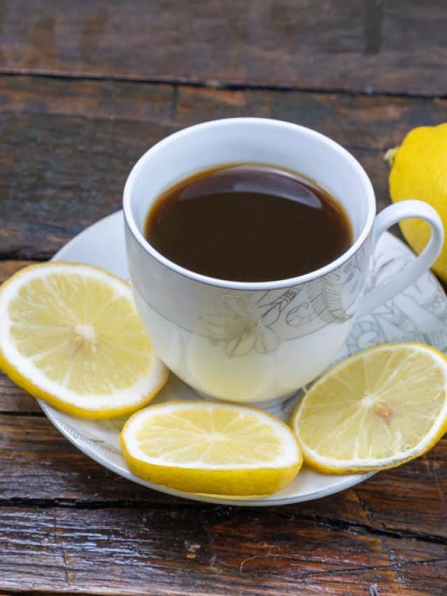 What happens to your body when you drink black tea with lemon every morning?