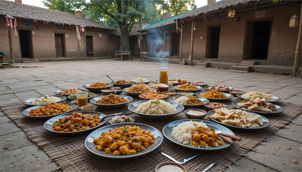 food, assam, tradition, festival, magh bihu