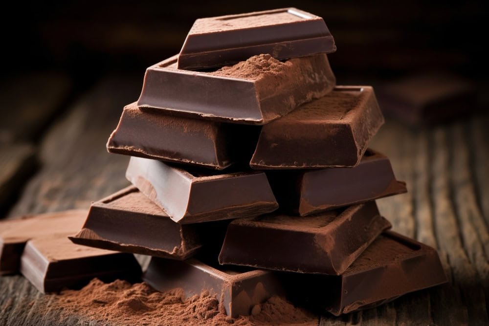 dark chocolate, happy hormone foods in hindi