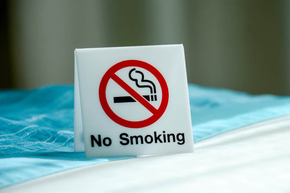 no smoking, avoid 