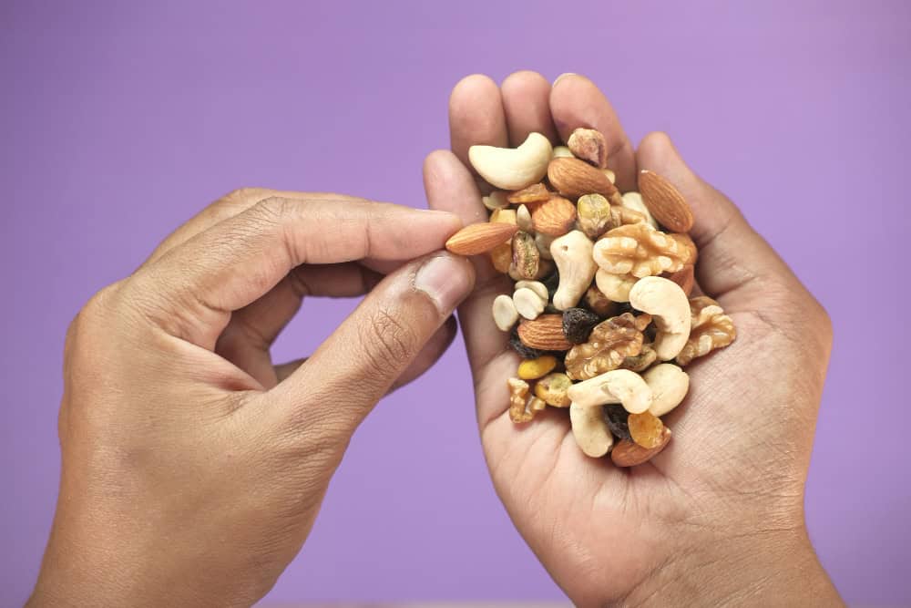 handful of nuts and seeds
