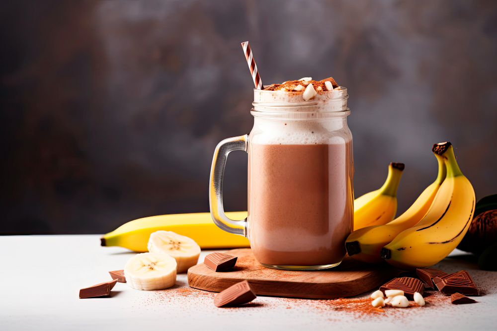 cocoa banana smoothie
