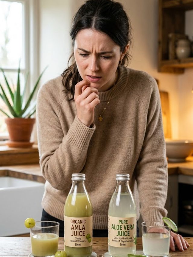 Aloe vera or amla juice: What should you drink and why?