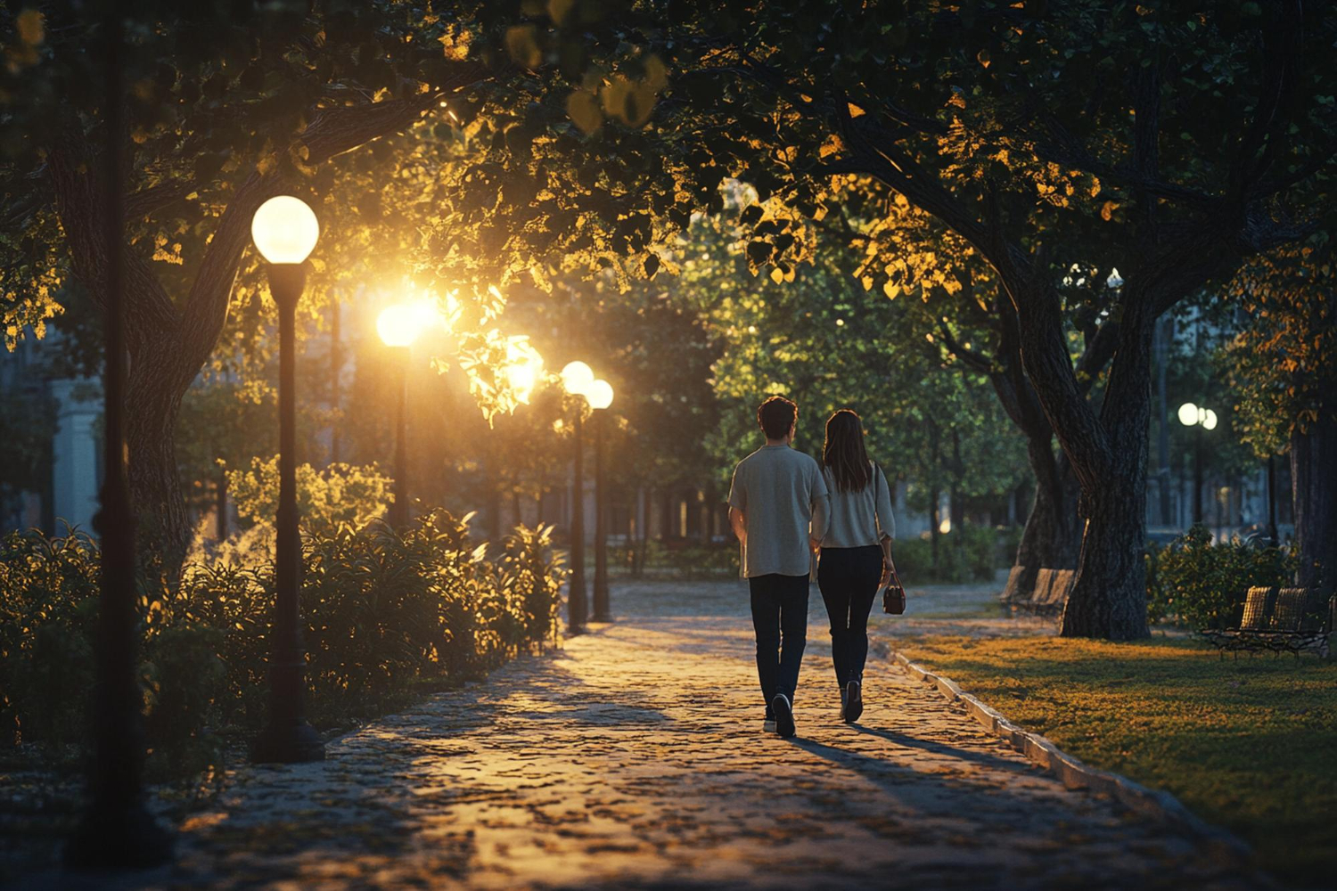 evening walk