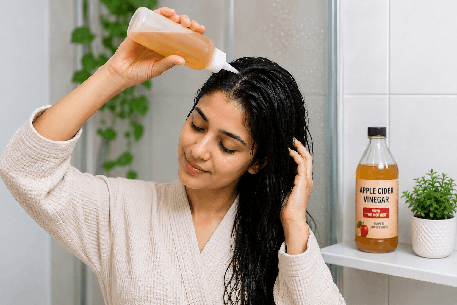 Apple Cider Vinegar for Hair: What Science Says & How To Use It? Apple cider vinegar for hair