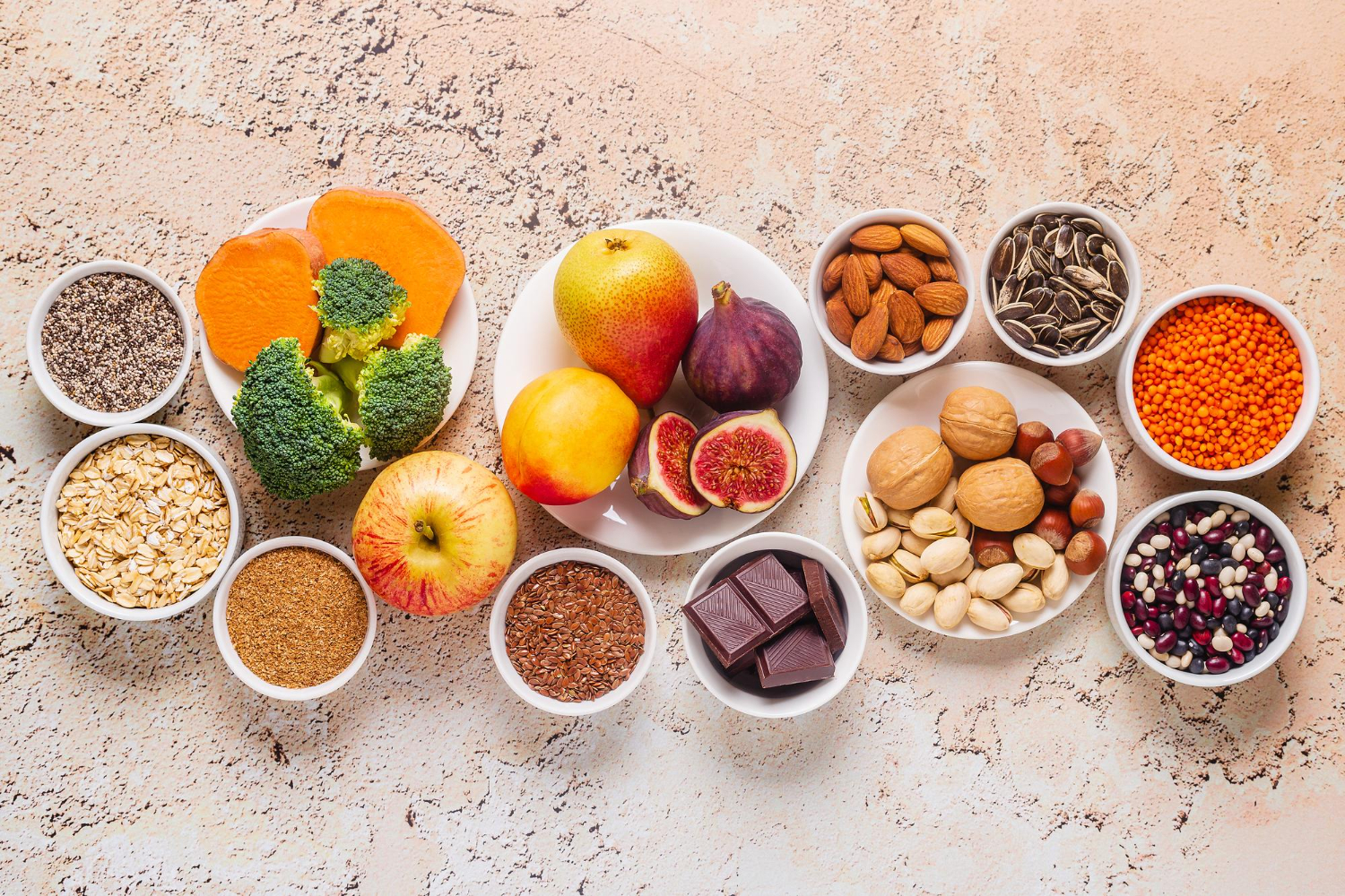 fiber foods, Fiber Rich Foods for Gut Health in hindi