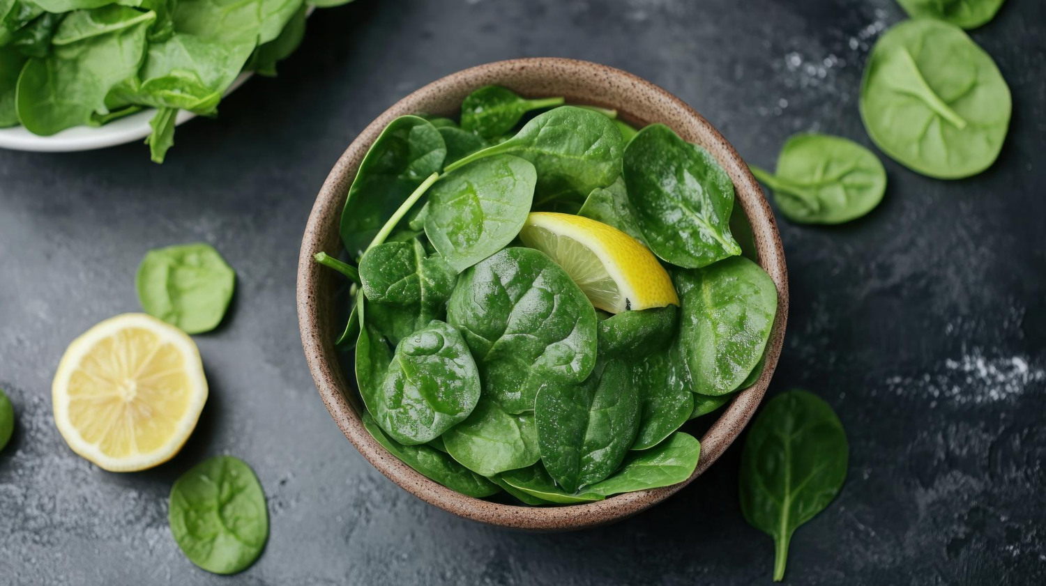 Spinach & lemon