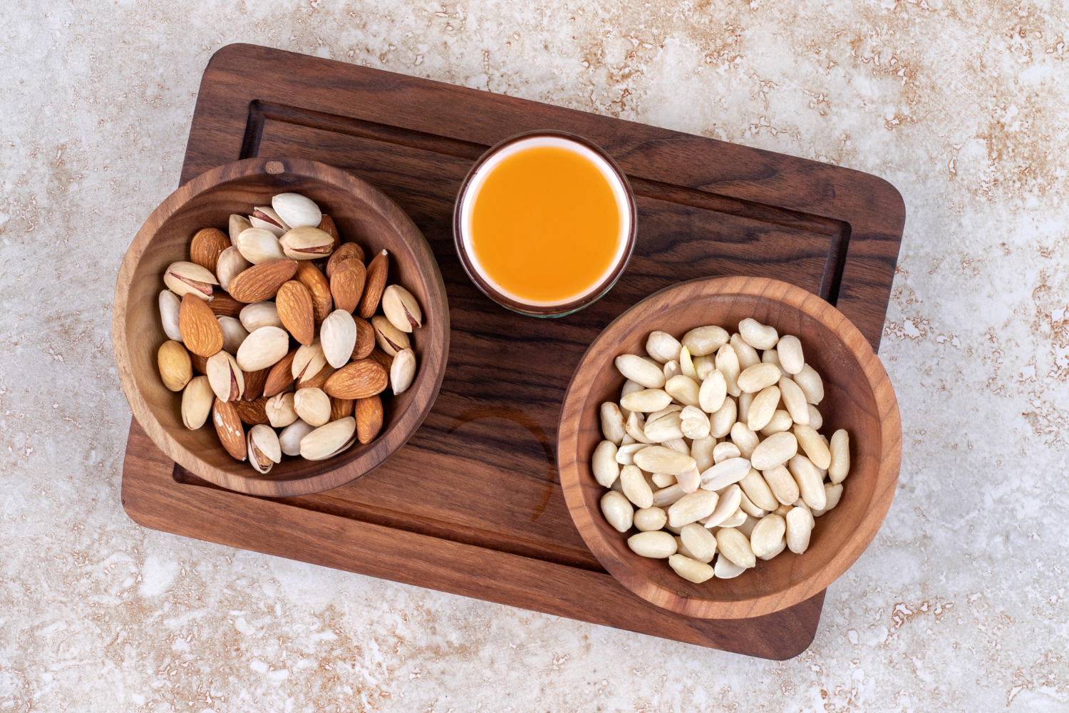Sesame or Peanuts + Vitamin C-Rich Foods
