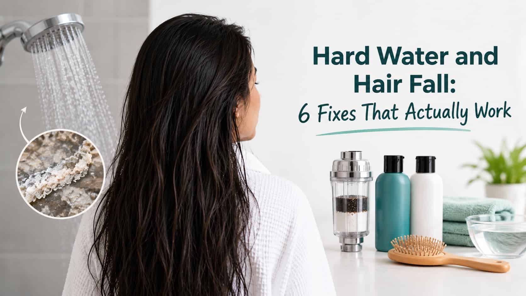 Hard Water and Hair Fall: 6 Fixes That Actually Work Hard Water and Hair Fall: 6 Fixes That Actually Work
