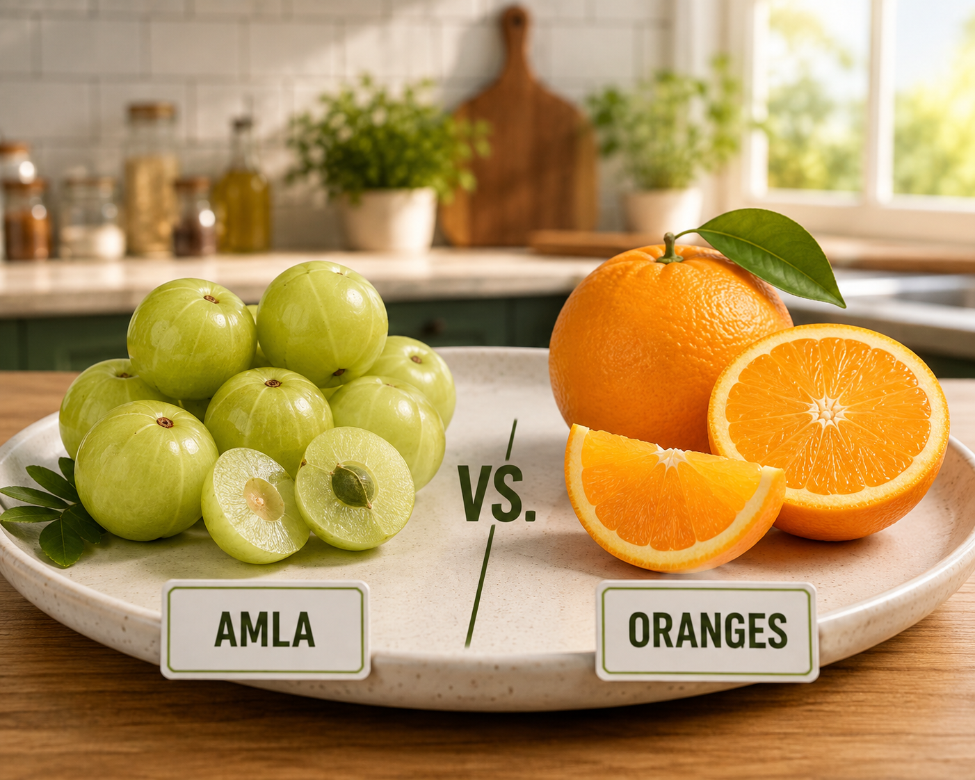 Amla vs. Oranges: Which Actually Gives You More Vitamin C? Amla vs. Oranges: Which Actually Gives You More Vitamin C?