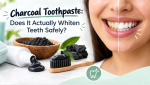 Activated Charcoal for Teeth: Benefits, Risks, & What Research Says width= toothpaste