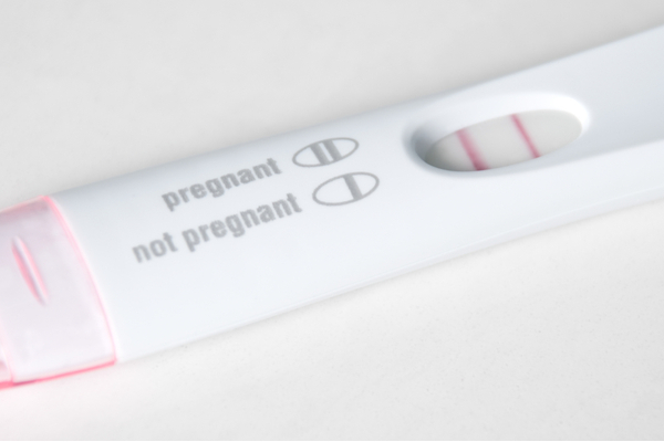 pregnancy test mark