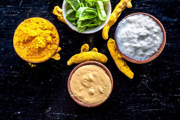 Curd and haldi benefits