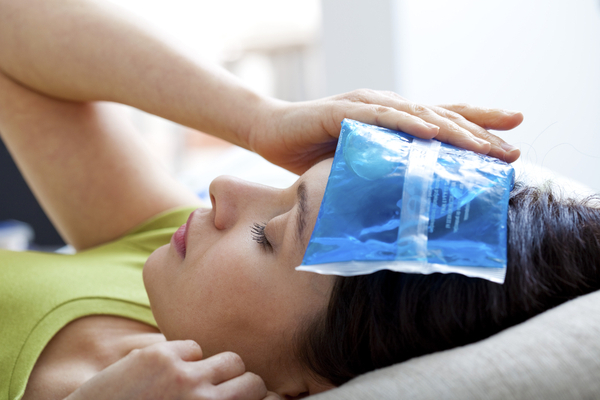 Ice pack for migraine