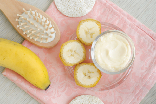 banana hair mask for split ends